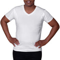 Men's Back Sweat Proof Undershirt for Back Sweating (V-Neck)