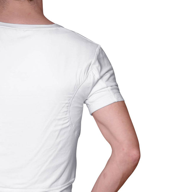 Men's Back Sweat Proof Undershirt for Back Sweating (V-Neck)